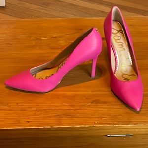Hot pink Sam Edelman heels! Size 9.